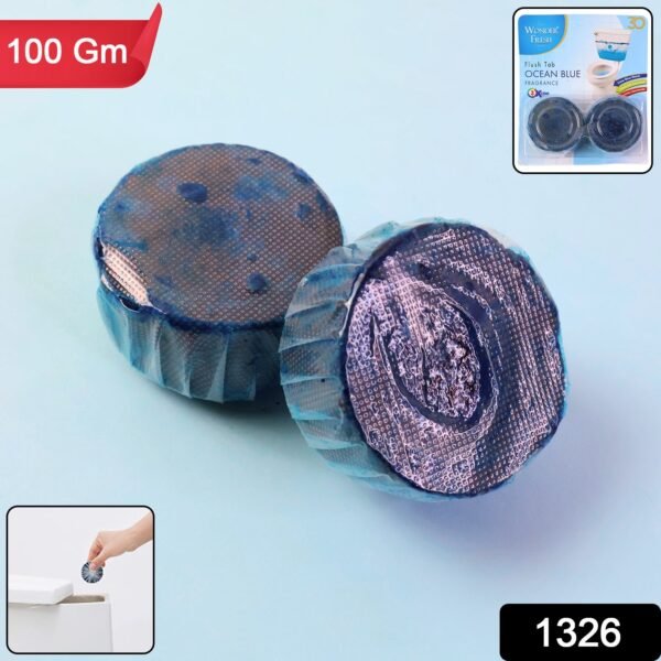 Toilet Cleaner Flush Tab Ocean Blue 100 Gram