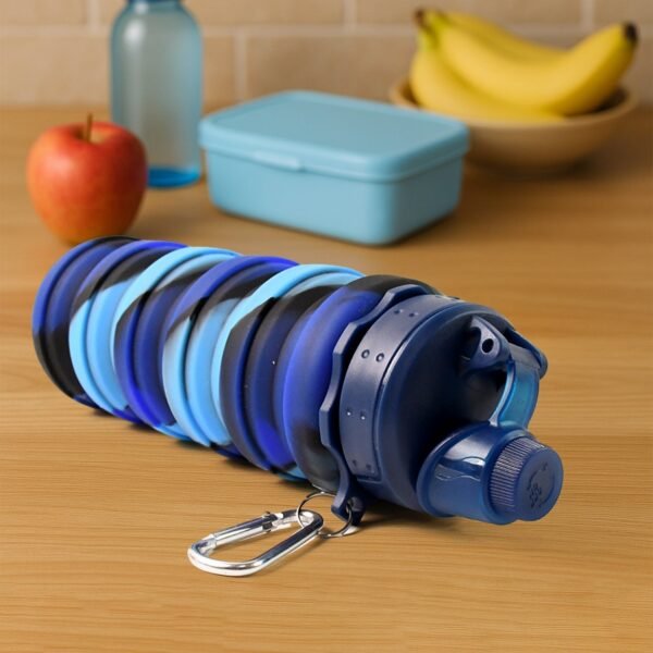 foldabl-water-bottle-03.jpg Silicone Foldable Water Bottle (1 Pc / 24 cm Foldable / 500 ML)