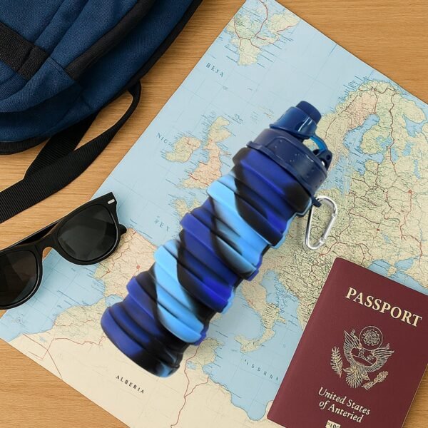 foldabl-water-bottle-07.jpg Silicone Foldable Water Bottle (1 Pc / 24 cm Foldable / 500 ML)