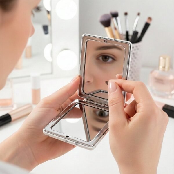 foldable-compact-hand-mirror-04.jpg Foldable Mirror Keychain – (1 Pc)