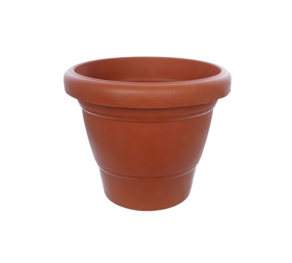 g01.jpg Garden Heavy Plastic Planter Pot / Gamla 6 inch (Brown, Pack of 1, Small)