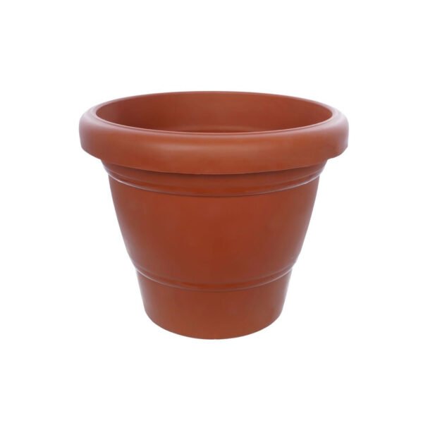 g01.jpg Garden Heavy Plastic Planter Pot / Gamla 6 inch (Brown, Pack of 1, Small)