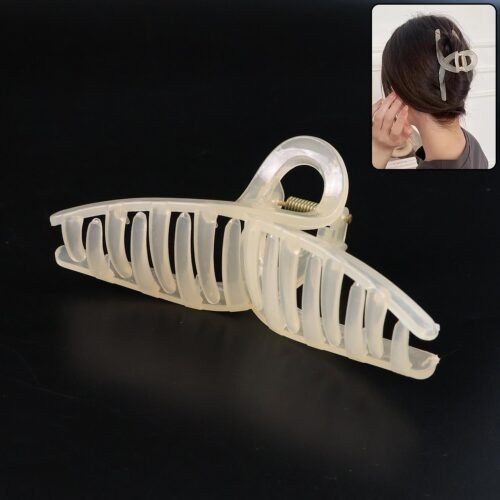 Big Plastic Hair Claw Clips Strong Clips (1 Pc / Mix Color), Hair accessories
