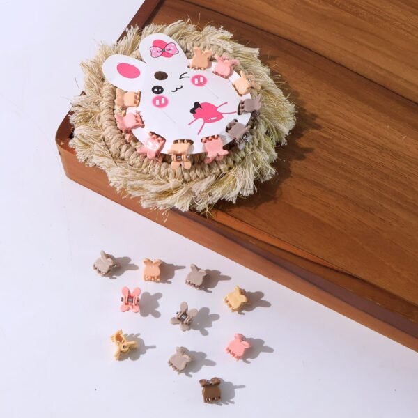 Mini Claw Hair Clips Set for Girls (12 Pkt / 1 Set)