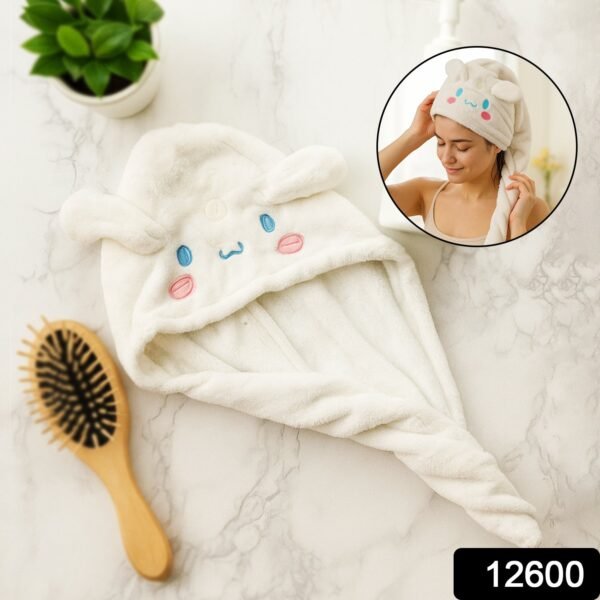 Soft Microfiber Hair Drying Towel Wrap  (1 pc / Mix Design)