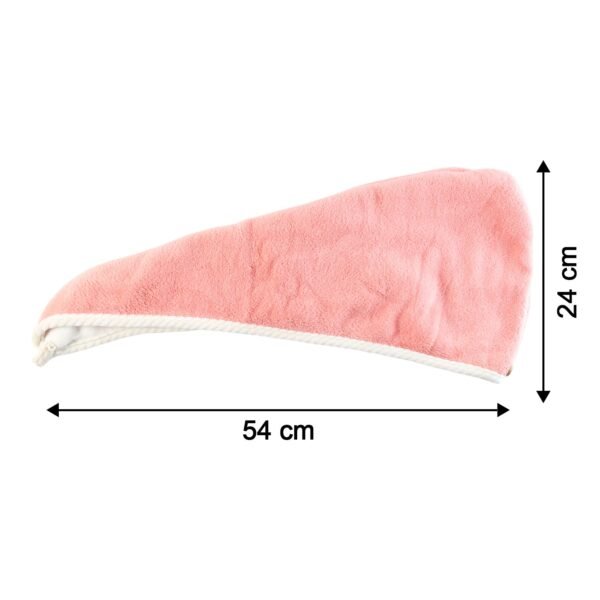 hairdryingtowel2-size.jpg Soft Microfiber Hair Drying Towel Cap with Button Loop (1 Pc)
