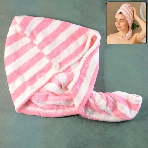 Hair Drying Magic Hair Cap Towel Wrap for Women (1 Pc)