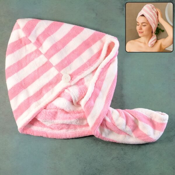 hairtowel-WOSKU-01.jpg Hair Drying Magic Hair Cap Towel Wrap for Women (1 Pc)