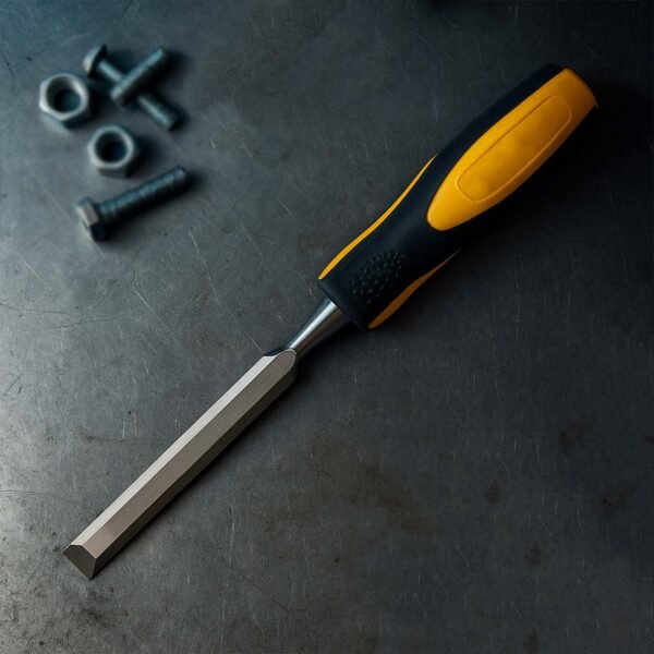 Heavy-Duty Woodworking Chisel with Ergonomic Handle (12mm / 1 Pc)