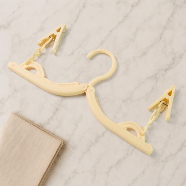 hanger-02.jpg Multipurpose Foldable Cloth Hanger with Dual Clips (1 Pc)