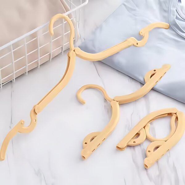 hanger-03.jpg Multipurpose Foldable Cloth Hanger with Dual Clips (1 Pc)