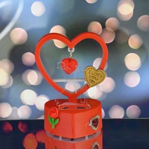 This Romantic Heart-Shaped LED Light Showpiece (1 Pc)