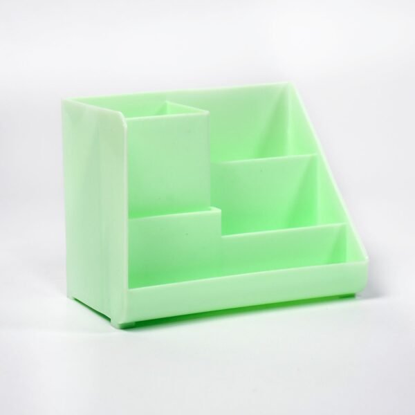 Stationery Holder Desk Organizer Space Saver Pen Stand Multi Compartments Holder