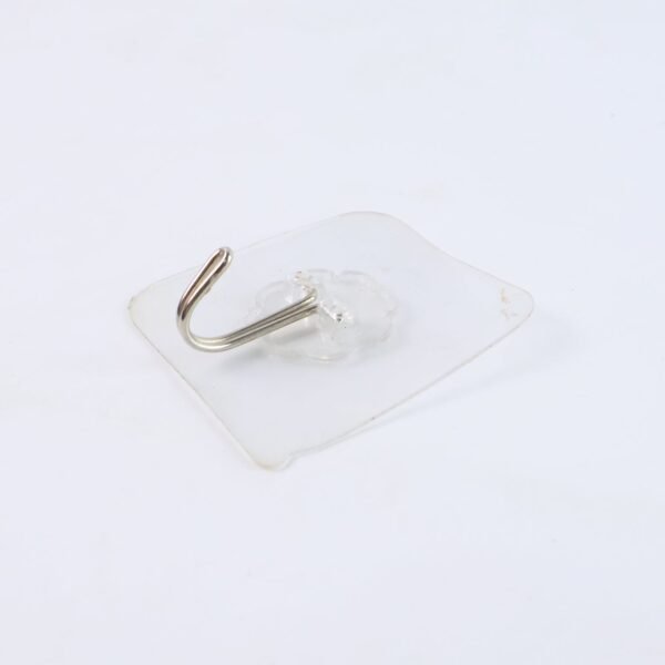 Self Adhesive Transparent Wall Hook (1 Pc)