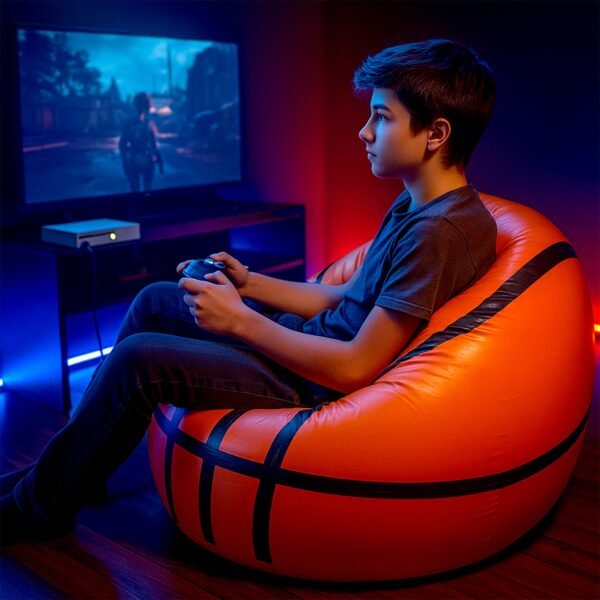 inflatablesofa-03.jpg Foldable Cartoon Style Sofa Chair Ball Chair for Adults Kids Size 110×85 cm