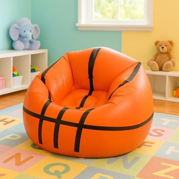 inflatablesofa-05.jpg Foldable Cartoon Style Sofa Chair Ball Chair for Adults Kids Size 110×85 cm