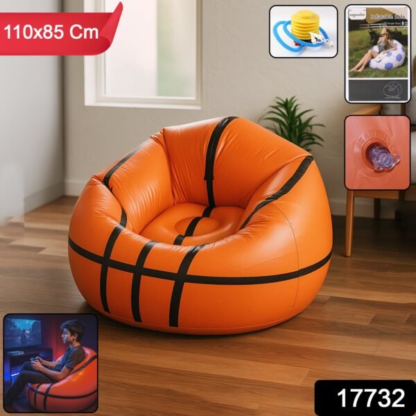 inflatablesofa-WSKU-01.jpg Foldable Cartoon Style Sofa Chair Ball Chair for Adults Kids Size 110×85 cm