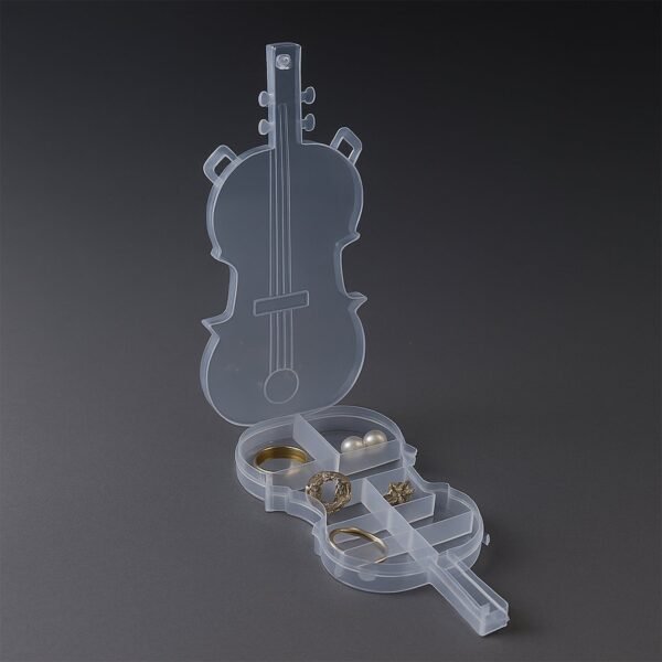 jewel-storage-box-02.jpg Violin Shape Plastic Storage Box (1 Pc)