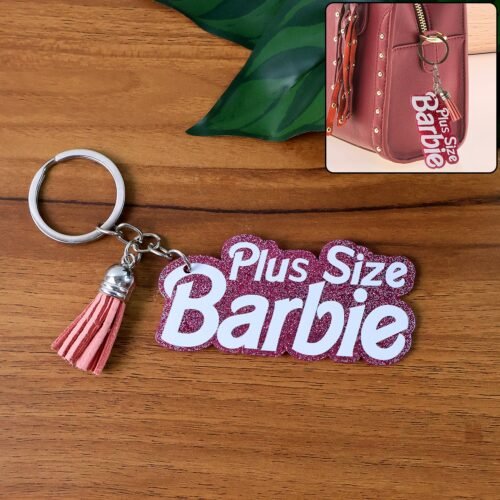 keychain-01_8c361847-b7f6-4fae-a0f6-d9e5ea96c098.jpg Text Keychain with Glitter Finish and Tassel Charm (1 Pc)