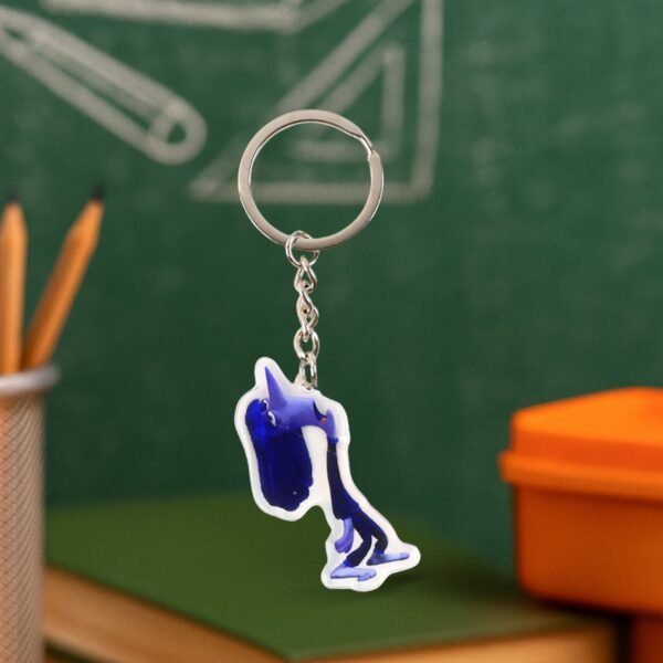 Cute Cartoon Character Acrylic Keychain (1 Pc)