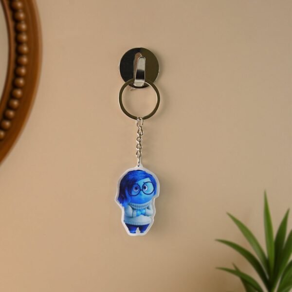 Cartoon Character-Themed Acrylic Keychain (1 Pc)