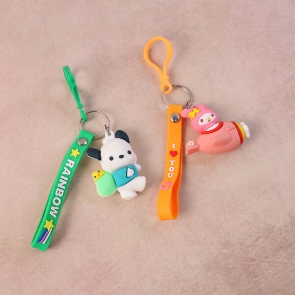 Cute Cartoon Character Bag Charm Keychain (1 Pc, Mix Design)