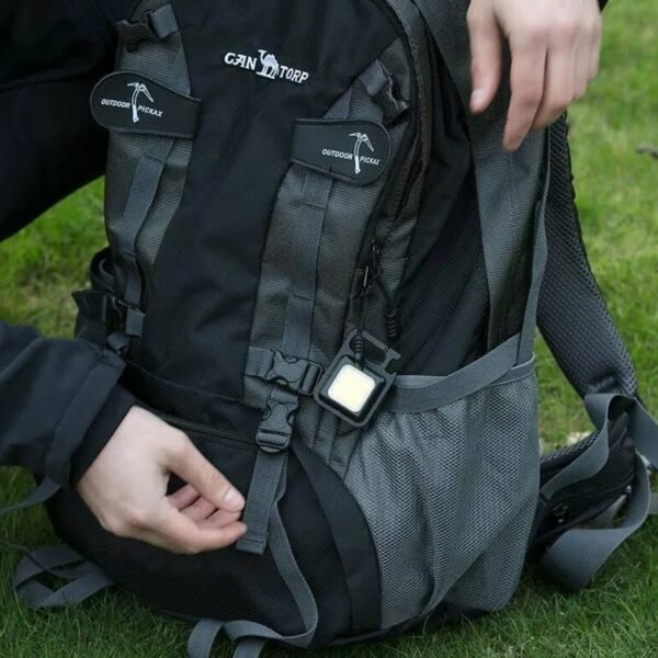 keychain-light-05.jpg Mini Rechargeable Keychain Flashlight - 4 Light Modes Folding Bracket & Magnetic Base