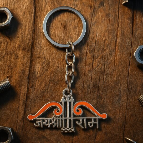 Krishna Theme Keychain Set (5 Pc Mix Design)