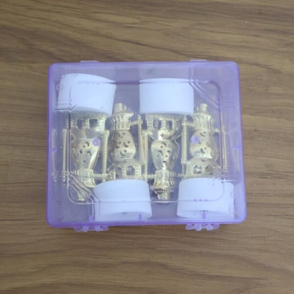 lanternLights-Live.jpg Mini Lantern-Style Flameless LED Tealights - (4 Pc)