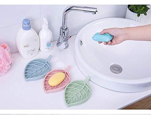 Leaf Shape Dish Bathroom Soap Holder ,Sabudani