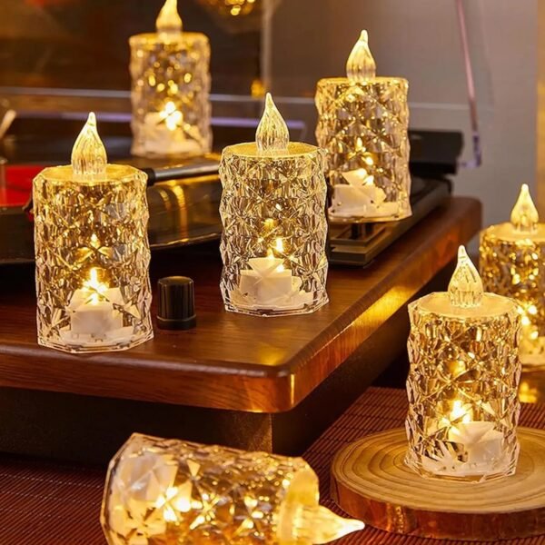 led-candles-light-08_646e30dd-ffde-459a-86bc-68b8f097d1dd.jpg Flameless and Smokeless Decorative Candles LED Tea Light, Diwali (24 Pcs Set)