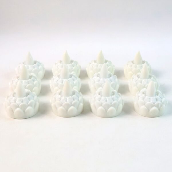 LED Floating Lotus Water Sensor Candles (12 Pc)
