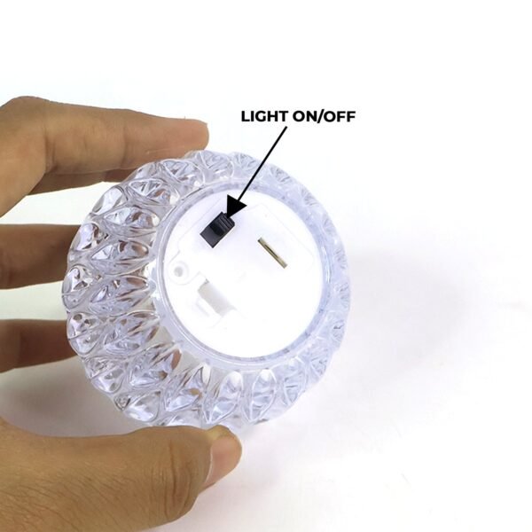 Set of 12 Crystal Style LED Decorative Lamps / Candle