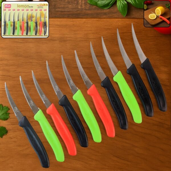 Supermom Stainless Steel Lemon Knife, Chhari (10 Pc / Set)