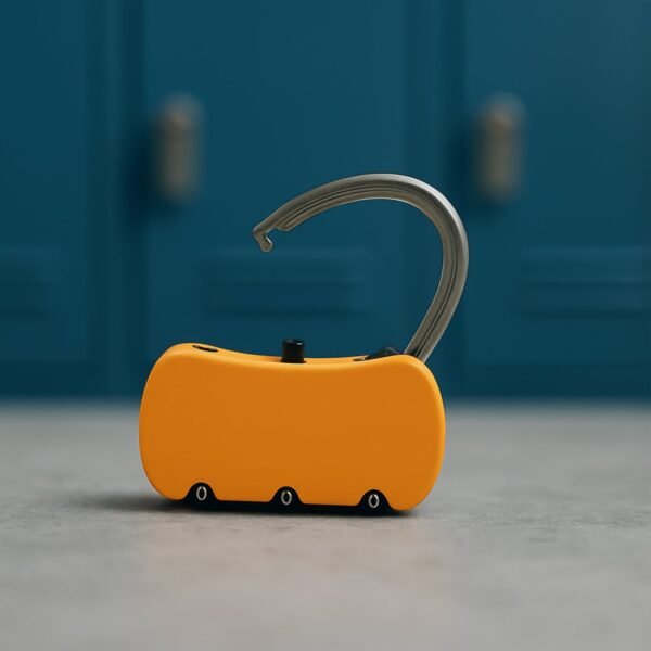 Portable Security 3-Digit Combination Travel Lock (1 Pc)