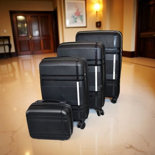 Mix Color Hard-Shell Luggage Trolley 4-Pc (set)