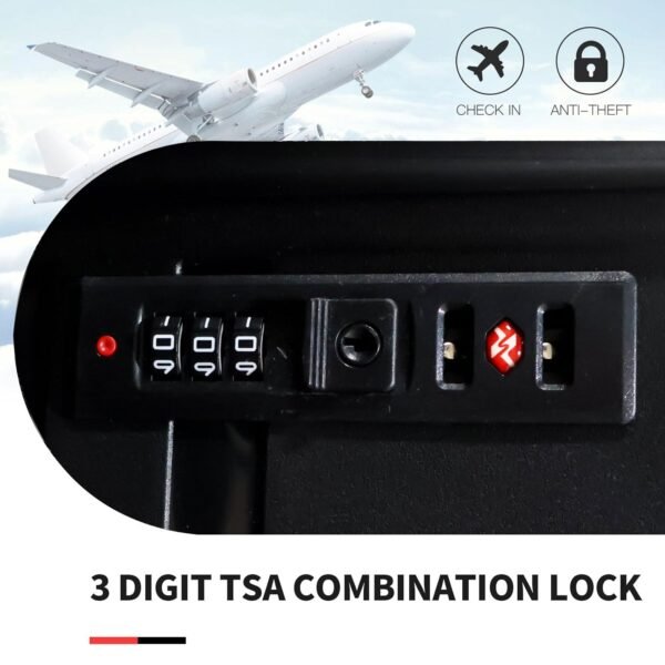 Mix Color Hard-Shell Luggage Trolley 4-Pc (set)