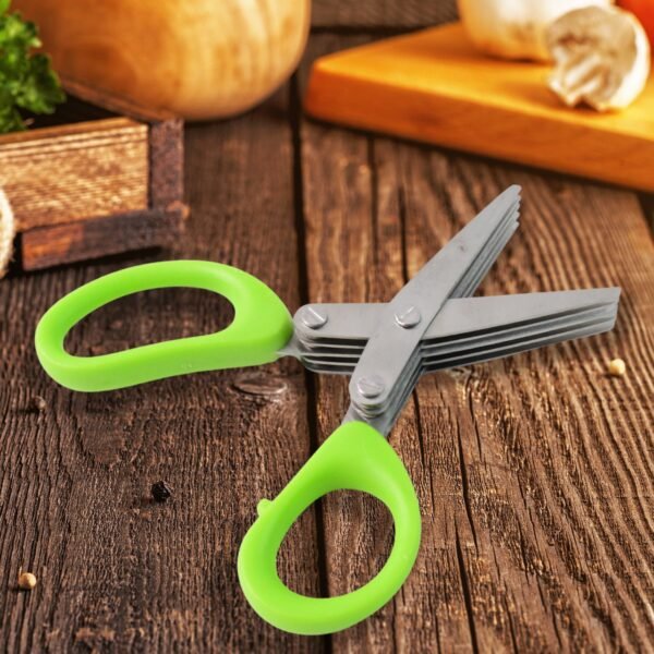 mainwithoutsku-01.jpg Premium 5 Blade Multipurpose Herb Scissors (1 Pc)