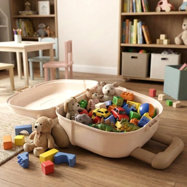 Kids Portable Toy Storage Box with Handle (1 Pc)