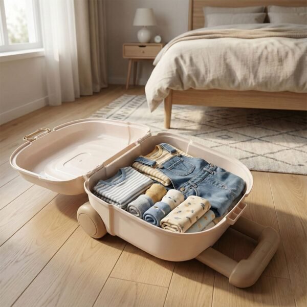 Kids Portable Toy Storage Box with Handle (1 Pc)