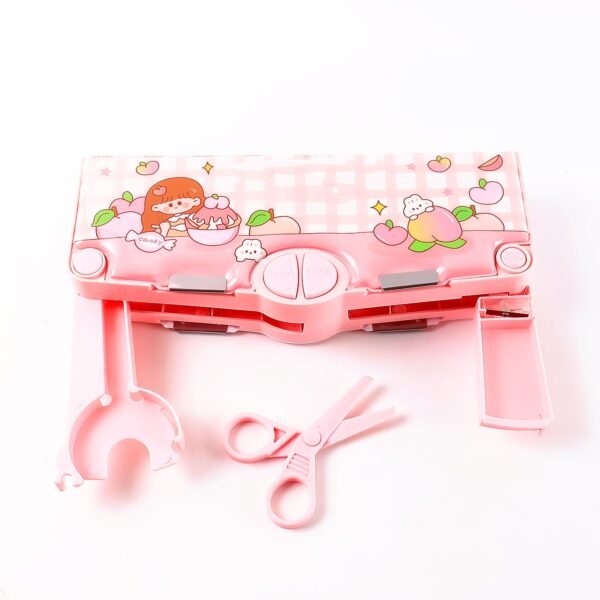 Multifunctional Cartoon Pencil Box (1 Pc)