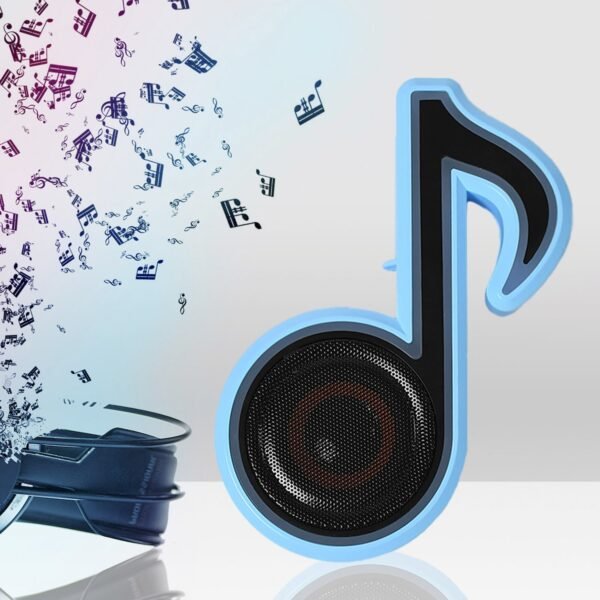 Mini Portable Music Note Bluetooth Speaker for Phone & Computer