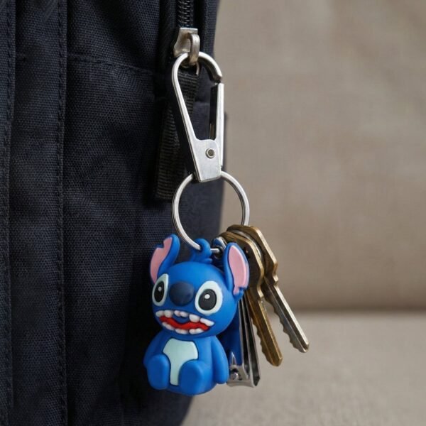 Mix Design Cartoon Nail Cutter Keychain with Mini Nail Clipper (1 Pc)