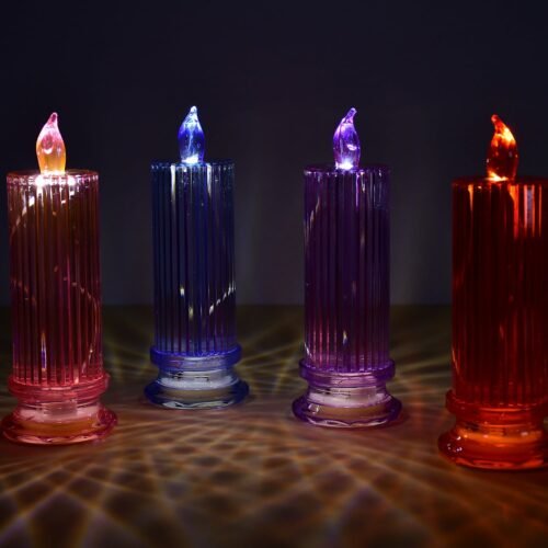 pCgBofblCcUBuh6ssRxY8gP9A47aX4826KlTLKGj.jpg Big Simple Candles for Home Decoration, Crystal Candle Lights, Diwali (Multicolor)