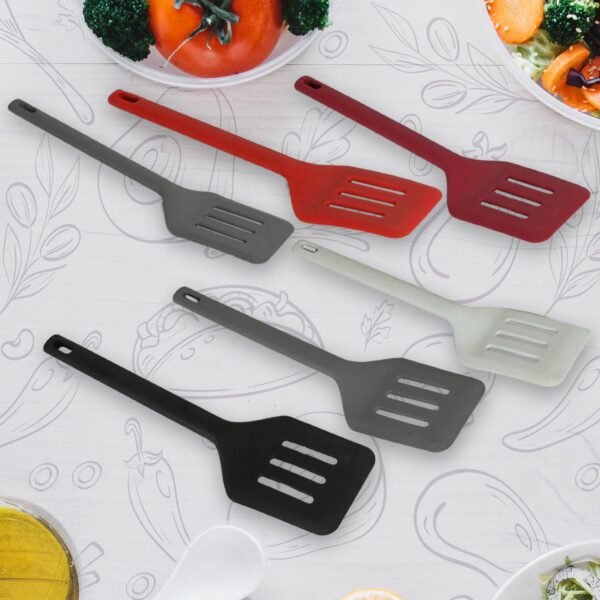 pOSXsB5YSVCJZIA3aGHgJS7PGCdrKGRQgksHiMoh.jpg Multipurpose Silicone Spoon, Silicone Basting Spoon Non-Stick Kitchen Utensils Household Gadgets Heat-Resistant Non Stick Spoons Kitchen Cookware Items For Cooking and Baking (6 Pcs Set)