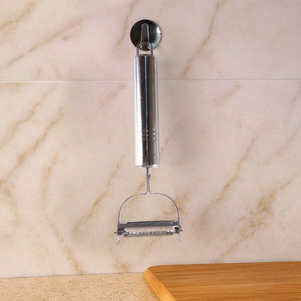 peeler-02_fb126994-793a-47c2-8c6b-5fa1a48f0e1f.jpg Heavy Duty 2-in-1 Multipurpose Stainless Steel Vegetable Peeler and Julienne Cutter