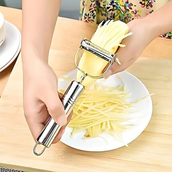 peeler-04_10300c3b-7130-4abe-835d-a524ebba0cbb.jpg Heavy Duty 2-in-1 Multipurpose Stainless Steel Vegetable Peeler and Julienne Cutter