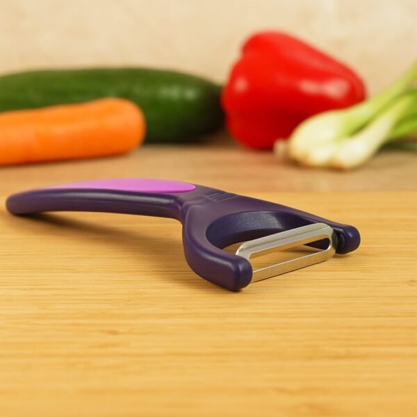 Supermom Dual Tone Peeler with Ultra Sharp Stainless Steel Blade (1 Pc)