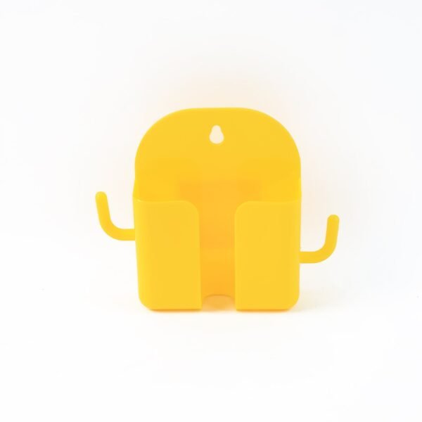 1 Pc Wallmount Mobile Stand With Hook for and stuffs purposes. (Mix Color / 1 Pc)