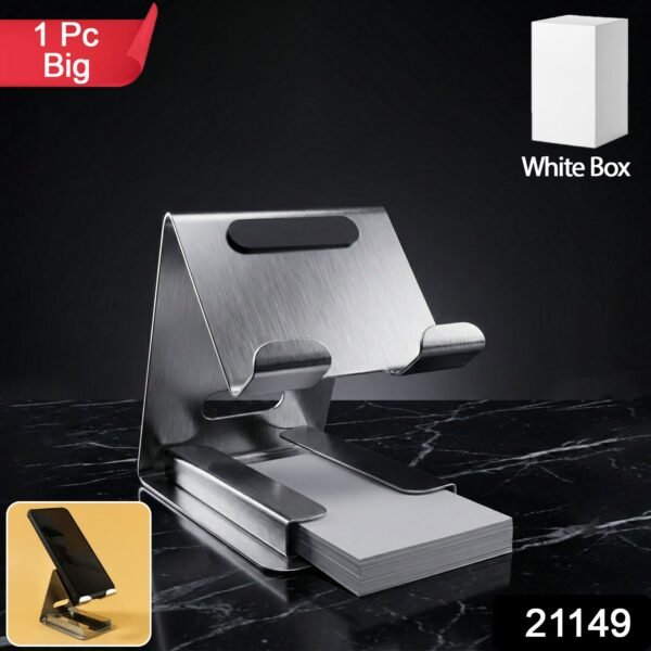 phoneHolder-WSKU-01_1ba1c86a-da5c-46cd-9c19-f6eb6b7eab63.jpg Premium Big Desktop Mobile Phone Stand Holder for Smartphones (1 Pc)